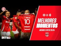 Melhores momentos: Grêmio 2x2 Internacional | Campeonato Brasileiro Feminino A1