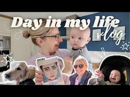 SPEND THE DAY WITH ME 🩷 day in the life as a mum of 3 - chores, life update, books, food + family!