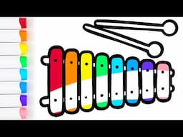 Sandy the Sticker The Best Song and Drawing Coloring Pages For Kids, Toddlers