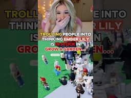 Saying “EMBER LILY” is In STOCK in GROW A GARDEN on ROBLOX!