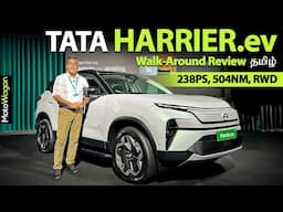 Tata Harrier.ev 2025 | Full Walk-Around Review | Tamil Car Review | MotoWagon.