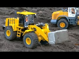 GREAT RC MODEL TRUCKS, RC WHEEL LOADER, RC DOZER, RC DIGGER WORK HARD!! RC MODEL COLLECTION