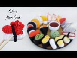 Crochet Octopus Nigiri Sushi | Amigurumi Tutorial | SpringDay DIY