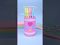 DIY portalápices 💕 Manualidades fáciles #diy #manualidades #ideas #tutorial