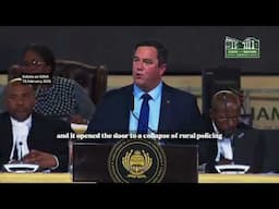 Watch the DA's John Steenhuisen outline plans to improve rural safety.