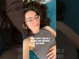 what I eat in a day as a girl who eats whatever she wants (zero effort edition)