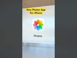 New Photos App for iPhone #ios26 #wwdc2025 #ios