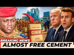 Ibrahim Traoré Strikes Again: New Cement Factory Terrifies Corrupt Elites