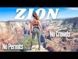 All Alone on Zion's Greatest Hike: Mountain of the Sun