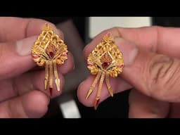 Gold Earrings designs 2025 || Gold Earrings design with price