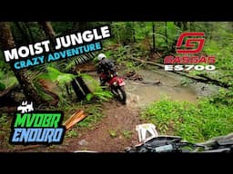Riding Blind: Rainy Weather & Crazy Overgrown Jungle Trails KTM 690 GasGas ES700 - MVDBR Enduro #370