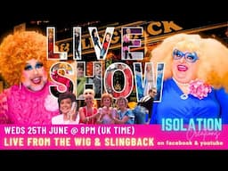 An Evening in The Wig & Slingback @theisolationcreations