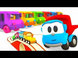 🔴🔴 Car Cartoons for Kids & Baby songs - Leo the Truck and Street Vehicles - Cars and trucks