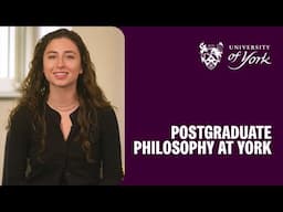 Postgraduate Philosophy at York