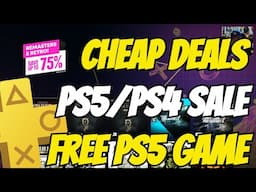 PSN Sale CHEAP GAMES PS5/PS4 DEALS - FREE PS5 GAME! - Remasters & Retro PS+ Discounts!