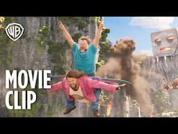 A Minecraft Movie | Elytra Wingsuits Flying Escape | Movie Clip | Warner Bros. Entertainment