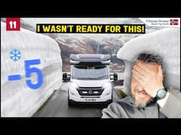 Terrifying Drive Through Norway’s Snow Walls!