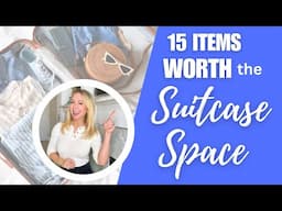 15 Items WORTH PACKING: Summer TRAVEL ESSENTIALS