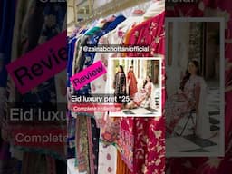 Zainab chottani eid luxury pret 2025 | Lawn hatun reviews #zainabchotani #eid #pakistanidresses