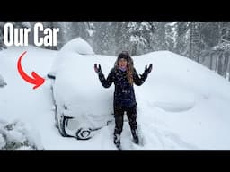 Buried in a Blizzard: Car Camping Tahoe's Snowstorm of the Year