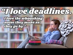 a writing vlog & reflection on deadlines and stasis