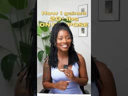 How I gained 20+lbs on purpose! Ep: 1 🍽️ #weightgain