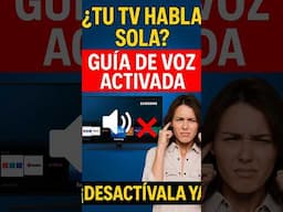 Cómo Desactivar la Guía de Voz en tu Smart TV Samsung 🔇📺