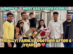 Finally! USA 🇺🇸 Mein Aagyi Apni Family | 6 Saal Baad Aayi Family🥹| San Francisco Airport 🛫Aagye Lene