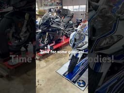 2022 bmw s1000rr black storm is in the shop for modification! #shorts #bmw #s1000rr #superbike