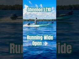 Gheenoe LT10 Wide Open 💨 #boat #florida #gheenoe