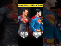 Ultimate comparison between Superman and Man of Steel..🔥#dc #superman #shorts