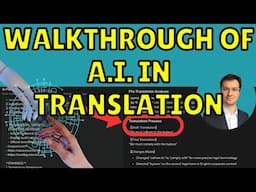 Walk-Through of AI in Translation