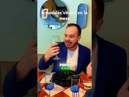 5 modales vitales en la mesa #vino #restaurant #wine #bar
