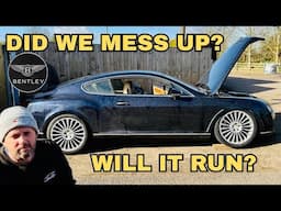 TRYING TO FIX AN ABANDONED BROKEN BENTLEY GT WILL IT RUN?