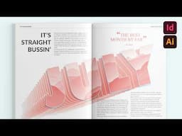 How to make this EASY INFINITE LETTER Layout | InDesign Layouts, Episode 18