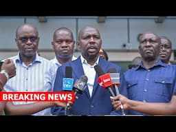 BREAKING NEWS: CS Murkomen addressing the Nation Now bout firing of DIG Lagat over Ojwang's murder!
