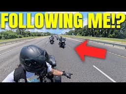 The ONLY REASON these Bikers Followed Me!!!