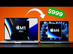 BEST VALUE Mac EVER! M4 MacBook Air vs M1 Pro MacBook Pro Comparison