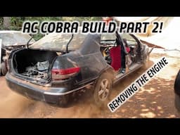 K24 AC Cobra build pt 2 | removing the engine