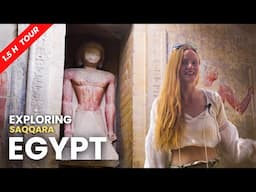 Inside Pyramid Age Mastabas | COMPLETE Exploration (1.5 H) Saqqara, Egypt