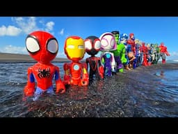 AVENGERS SUPERHERO STORY, MARVEL SPIDER MAN 2 VS HULK, CAPTAIN AMERICA VS THOR, VENOM VS SPIDEY 126