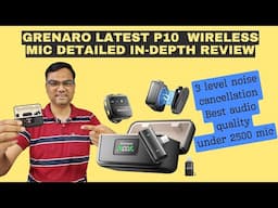 Latest: Best Wireless Mic under 2500 for YouTube | Grenaro P10 Wireless Mic Review