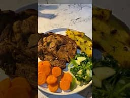 Full vlog uploaded -Pork chops with veggie #shorts #recipe