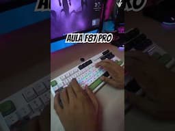 Aula F87 Pro Wireless Mechanical Keyboard ASMR | Thocky keyboard Unboxing #asmr #shorts #keyboard