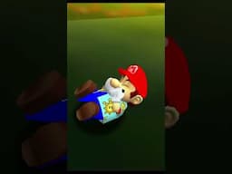 🌞Sunshine Mario Toxic Gas in SM64 #supermario #sm64 #mario #shorts #funny #speedrunner #memes
