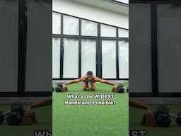 What's the widest handstand possible? Let's find out...