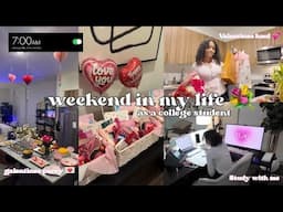 weekend in my life | celebrating with my girls, study vlog, shop with me