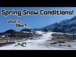 Spring Snow Conditions in the French Alps! #insta360x4 #snowreport