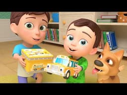 Wheels On The Bus | Bus Toy Song🚍 +More Lalafun Nursery Rhymes & Kids Songs