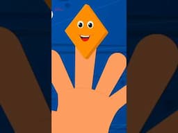 Shape Finger Family Song for Kids #shorts #kidssongs #nurseryrhymes #preschool
